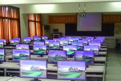 中国铝业贵州高级技工学校标志